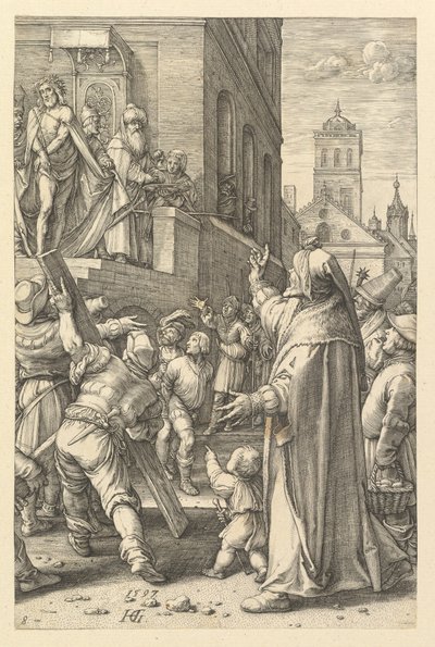 Ecce Homo, fra The Passion of Christ, 1597. af Hendrik Goltzius