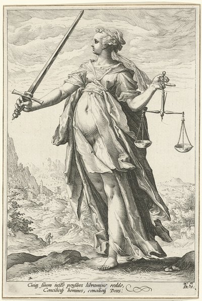 Retfærdighed Retfærdighed af Hendrik Goltzius