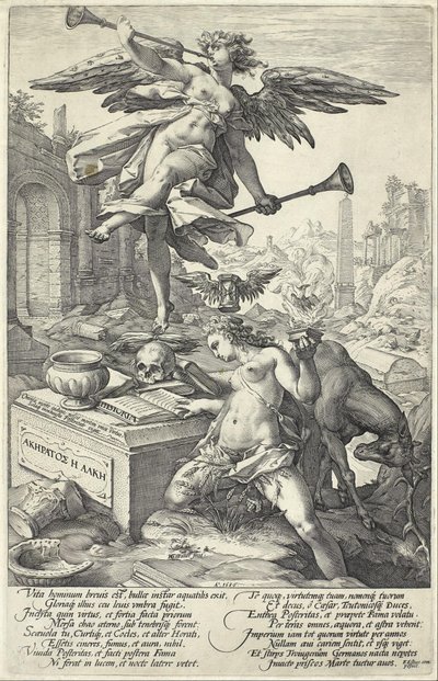 Berømmelse og historie af Hendrik Goltzius