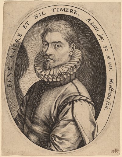 Hieronymus Scholiers af Hendrik Goltzius