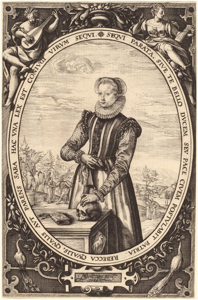 Josina Hamels af Hendrik Goltzius