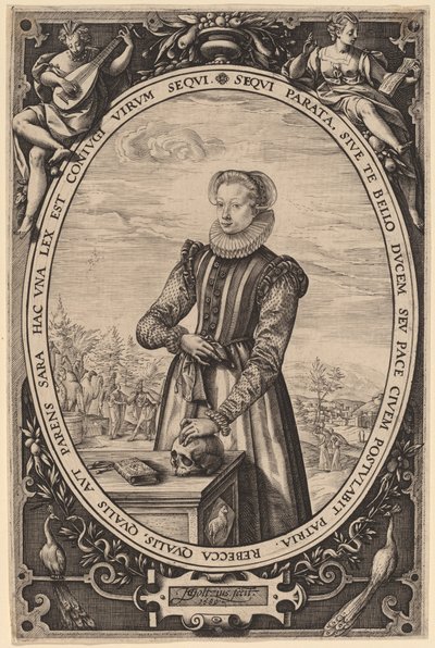 Josina Hamels af Hendrik Goltzius