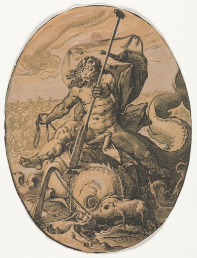 Neptun. af Hendrik Goltzius