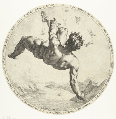 Phaethon, 1588 af Hendrik Goltzius
