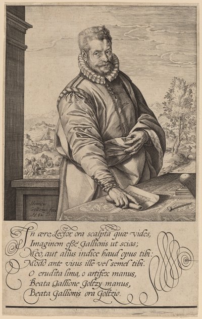 Philip Galle af Hendrik Goltzius