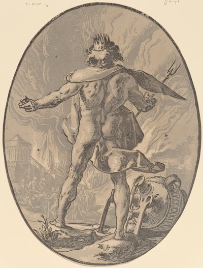 Pluto af Hendrik Goltzius