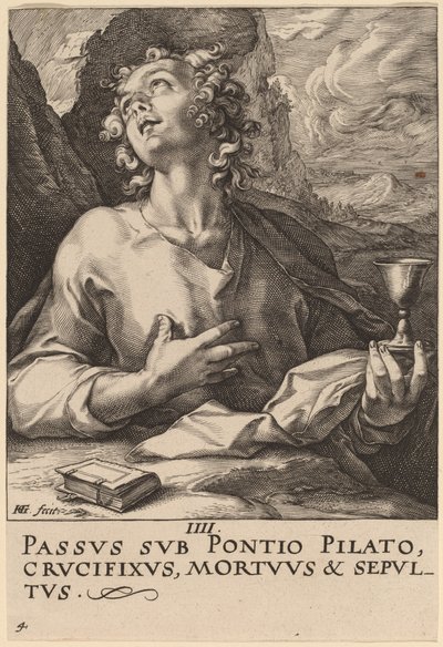 Sankt Johannes af Hendrik Goltzius