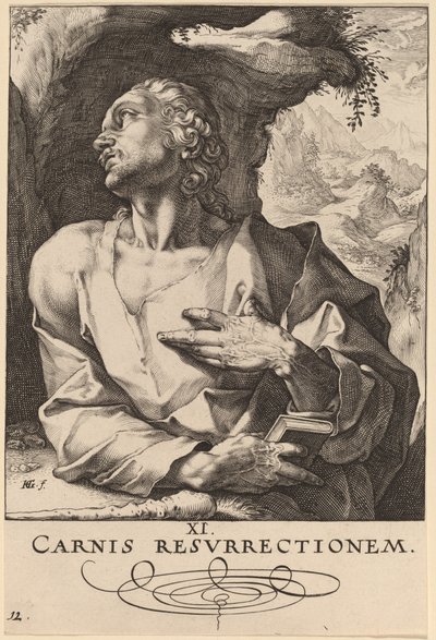 Sankt Judas Thaddeus af Hendrik Goltzius