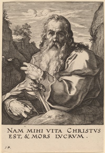 St.Paul af Hendrik Goltzius