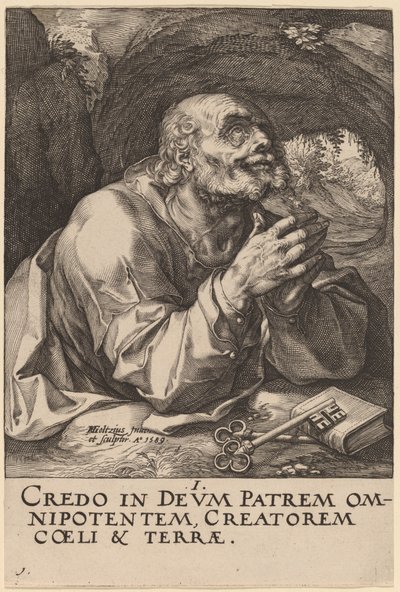 Sankt Peter af Hendrik Goltzius