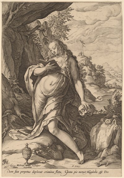 Sankt Maria Magdalen angrende af Hendrik Goltzius