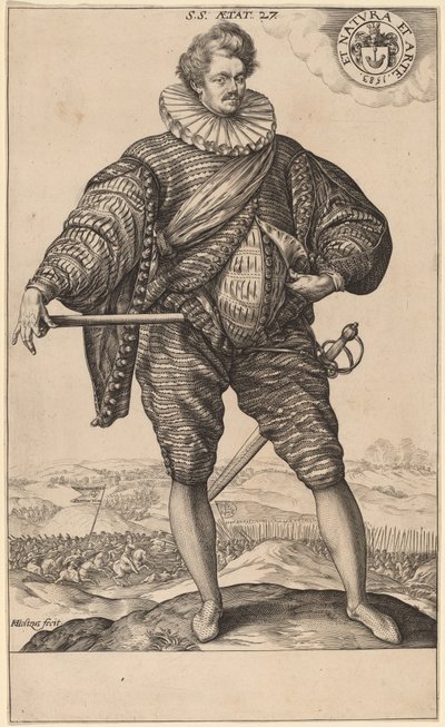 Stanislaw Sobocki (?) af Hendrik Goltzius
