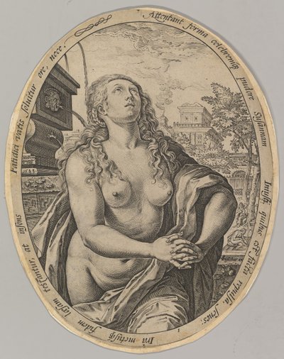 Susanna, 1583. af Hendrik Goltzius