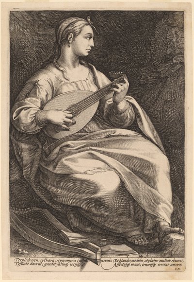 Terpsichore af Hendrik Goltzius