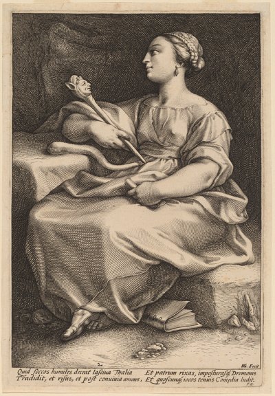 Thalia af Hendrik Goltzius
