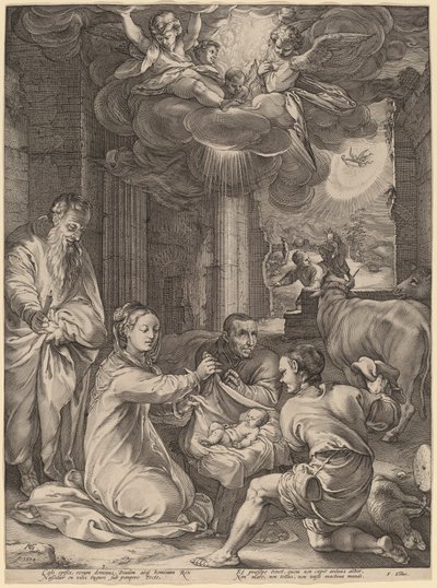 Hyrdernes tilbedelse af Hendrik Goltzius