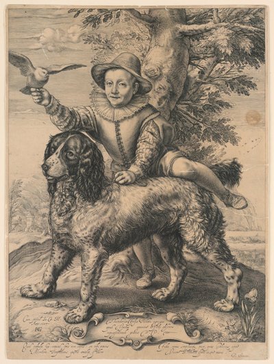 Hunden af Goltzius af Hendrik Goltzius