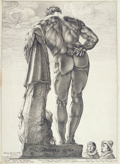 Farnese Hercules, 1592 af Hendrik Goltzius