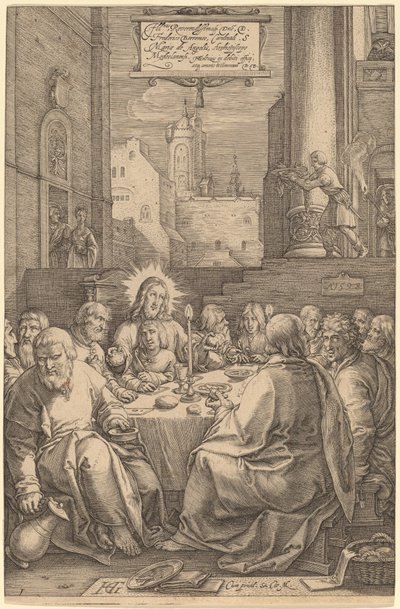 Den sidste nadver af Hendrik Goltzius