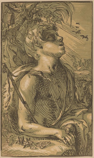 Den unge Sankt Johannes Døberen af Hendrik Goltzius