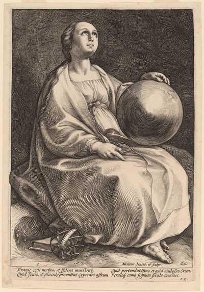 Urania af Hendrik Goltzius