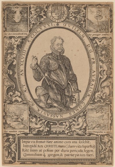 William, greve af Nassau, Prins af Orange af Hendrik Goltzius