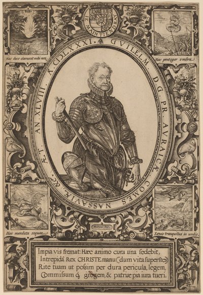 William, greve af Nassau, Prins af Orange af Hendrik Goltzius