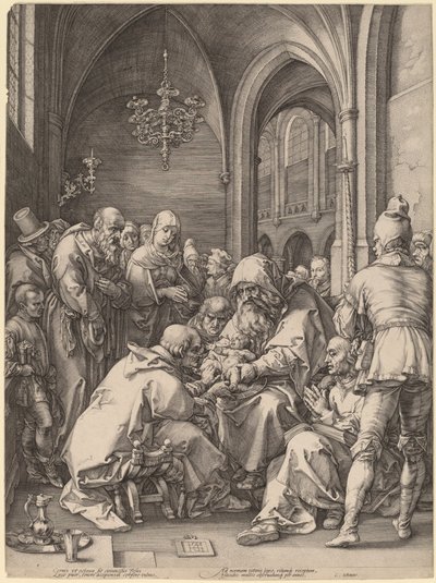Omskæringen af Hendrik Goltzius in the style of Albrecht Dürer