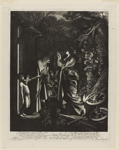 The Mocking of Ceres (Ceres søger sin datter) af Hendrik Goudt