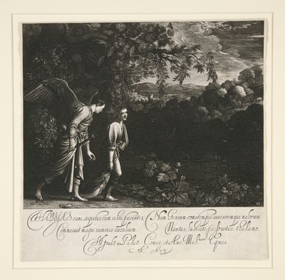 Tobias og englen af Hendrik Goudt