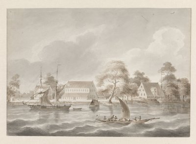 Plantation Jagtlust ved Surinam-floden af Hendrik Huygens