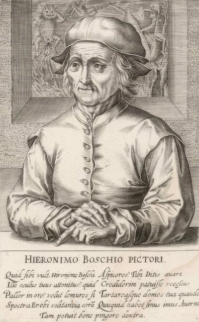 HIEROMO BOSCHIO PICTORI (…) af Hendrik I Hondius