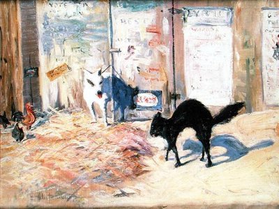 Rivals (olie på lærred) af Hendrik J. Glintenkamp