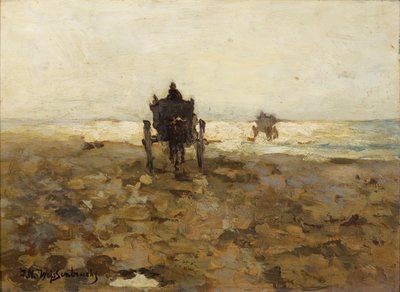 Clammers Horse Drive, ca. 1890 af Hendrik Johannes Weissenbruch