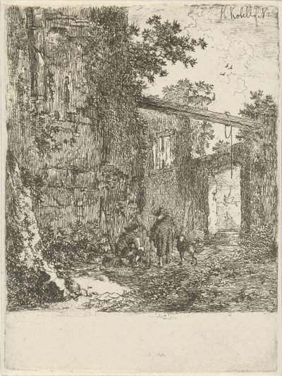 Tilgroet ruin af Hendrik Kobell