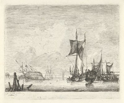 udsigt over floden af Hendrik Kobell