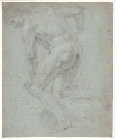 Mandlig modelstudie af Hendrik Krock