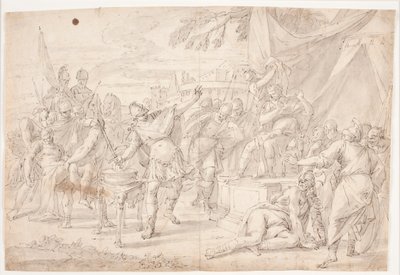 Mucius Scaevola af Hendrik Krock