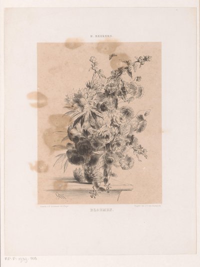 blomsterarrangement af Hendrik Reekers