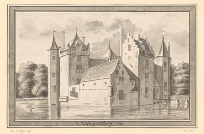 Udsigt over slottet Assumburg nær Heemskerk, 1640 