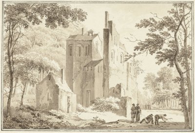 Et ansigt på en ruin af Hendrik Tavenier