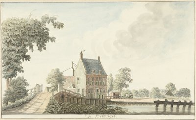 Herberg de Voetangel ved Utrecht-kanalen af Hendrik Tavenier