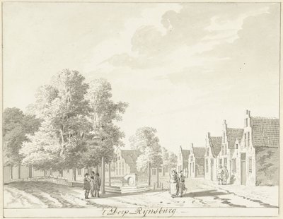 Landsbyen Rijnsburg af Hendrik Tavenier