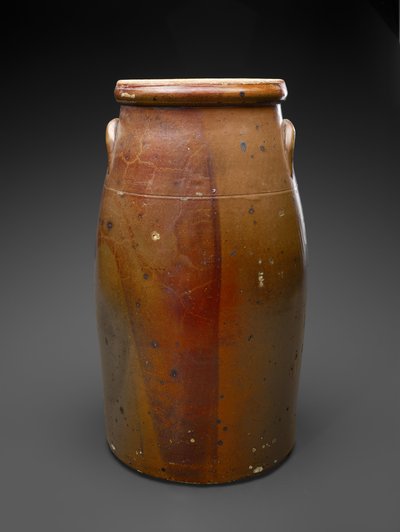 Churn, ca. 1880-1905 (slipglaseret stentøj) af Hendrik Voogd