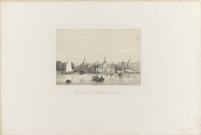 Udsigt over Oude Hoofd i Rotterdam, 1854 Udsigt over Oude Hoofd i Rotterdam (titel på objekt) Society for Promotion of Toonkunst, dets musikfestival og byen Rotterdam. minde om året 1854 (serietitel på objekt) af Hendrik Wilhelmus Last