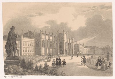 Udsigt over Willemshof i Willemspark omkring 1849 af Hendrik Wilhelmus Last