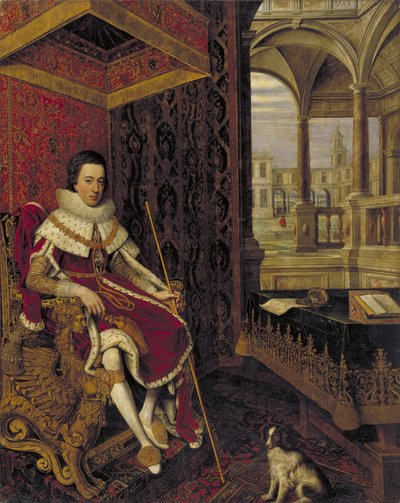 Charles I (1600-1649), da Prins af Wales af Hendrik van II Steenwijck