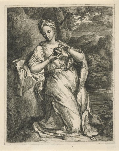 Kvinde med parfumevase af Hendrik van Limborch