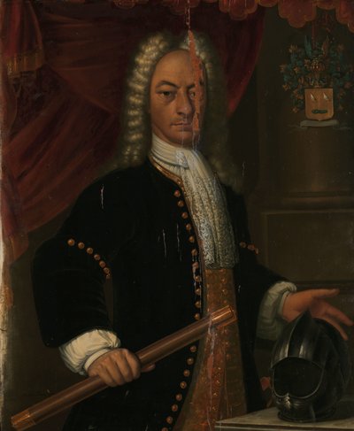 Diederik van Darven (1729-1730) Portræt af Diederik van Durven, generalguvernør for Hollandsk Ostindien af Hendrik van den Bosch