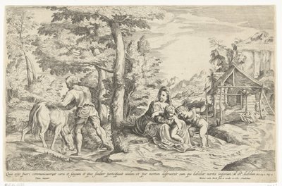 Tilbage fra Egypten af Hendrik van der Borcht (II)
